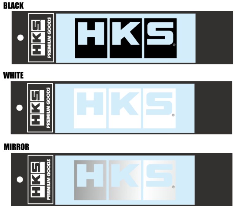 HKS LOGO Sticker W135 BLACK 51003-AK149