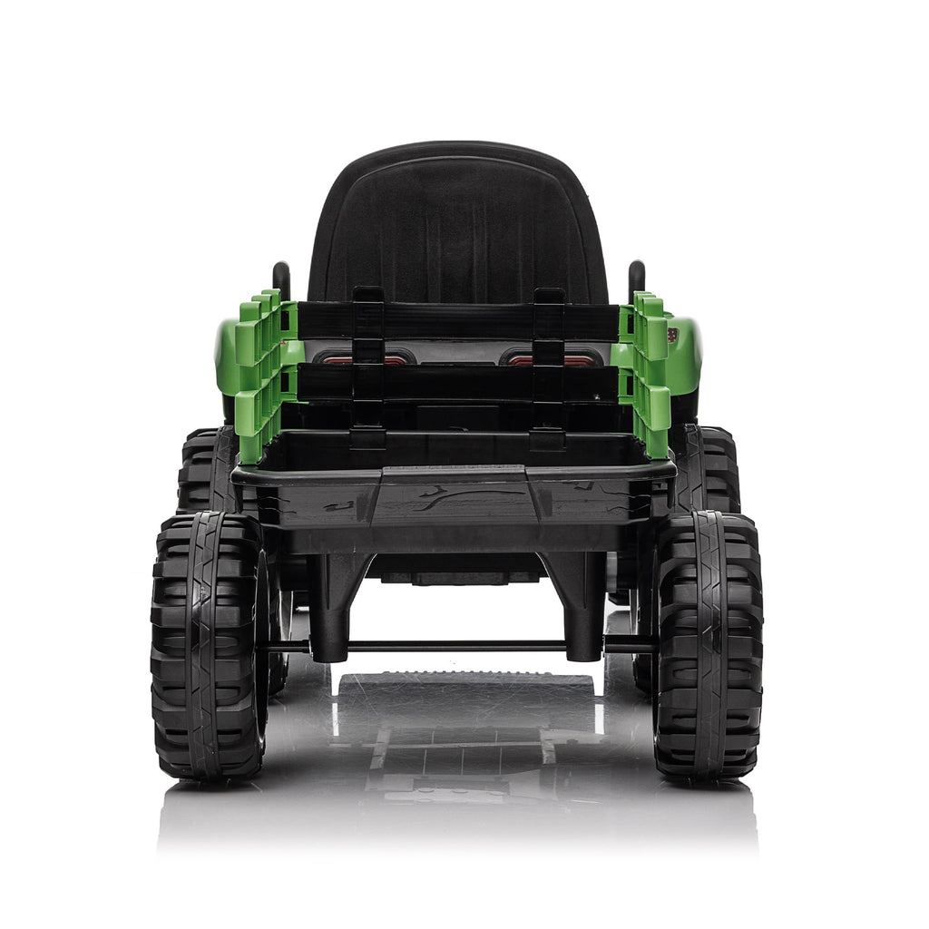 Ride On Tractor with Trailer - 24V Electric Toy for Kids