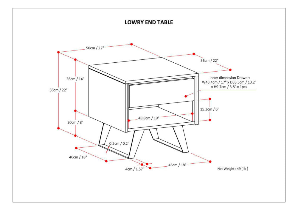 Lowry End Table