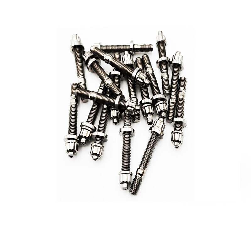 BLOX Racing Xtreme Titanium Intake/Exhaust Manifold Studs Raw 55mm 7-Piece Kit BXFL-00308-7-TI