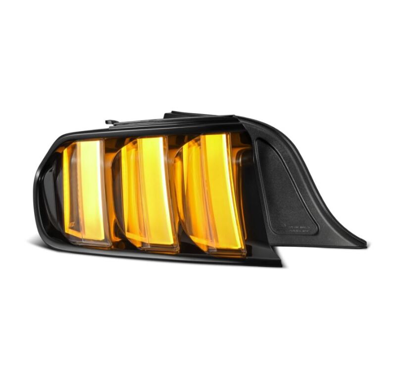 AlphaRex 15-23 Ford Mustang NOVA-Series Prismatic LED Tail Lights Black-Clear 655020 *Discontinued