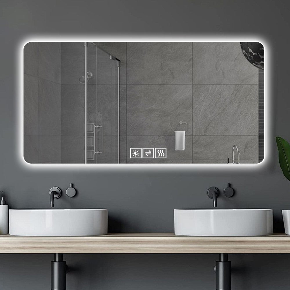 Corrosion-Resistant LED Bathroom Mirror