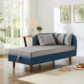 65" Storage Chaise Lounge Sofa