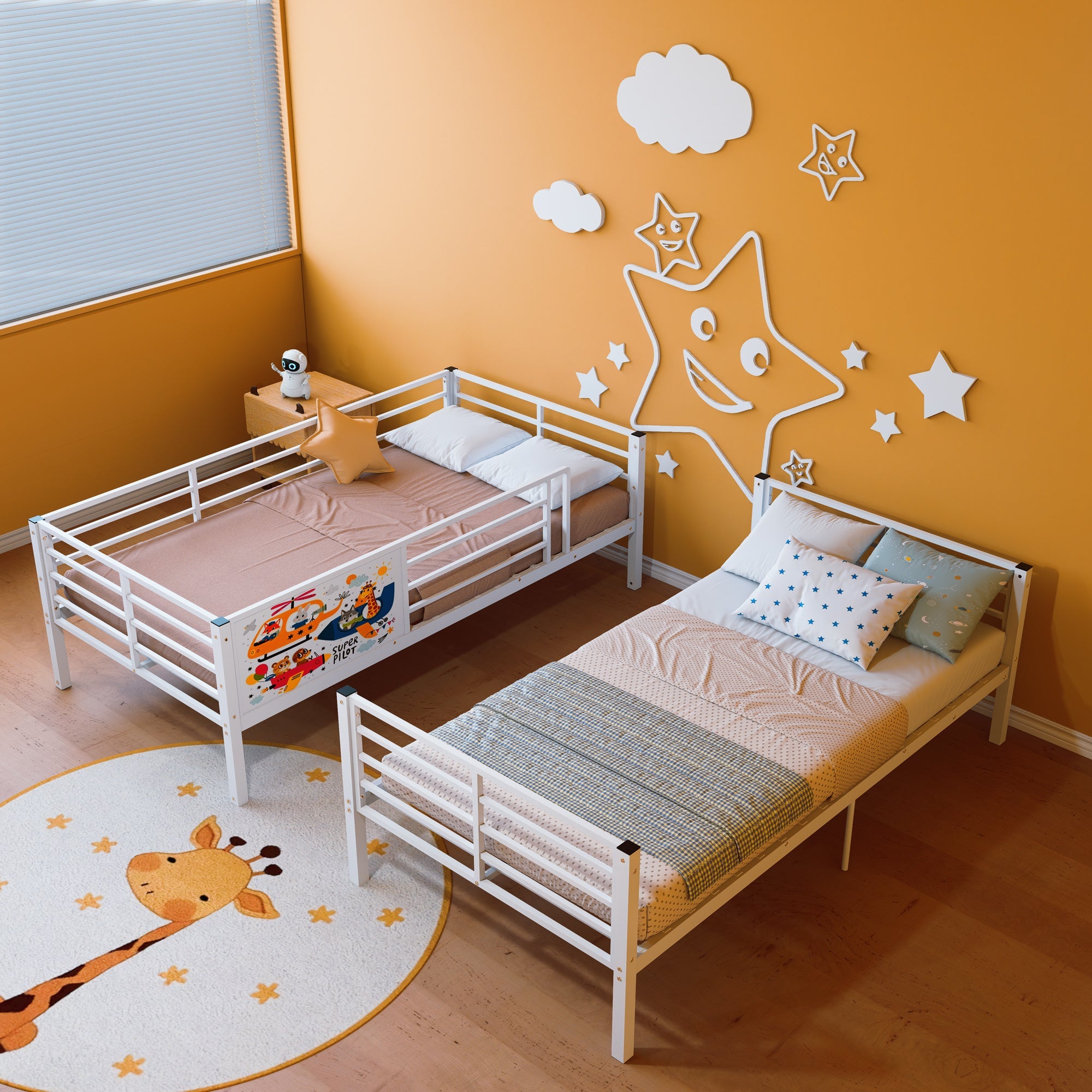 Metal Bunk Bed for Adults & Kids