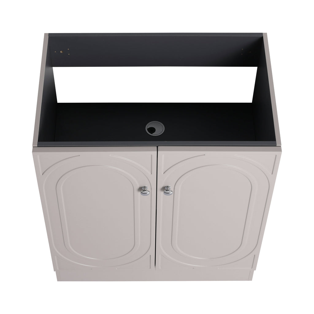 30" Freestanding Bathroom Vanity & 2 Soft-Close Cabinet Doors