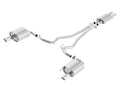 Borla ATAK Cat Back 15 Ford Mustang 3.7L V6 MT/AT 2.25in Pipe 4in Single Round Rolled Tips 140588