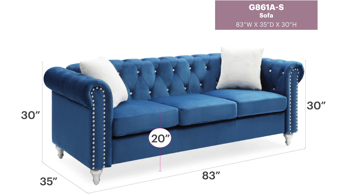 Raisa G861A-S Sofa