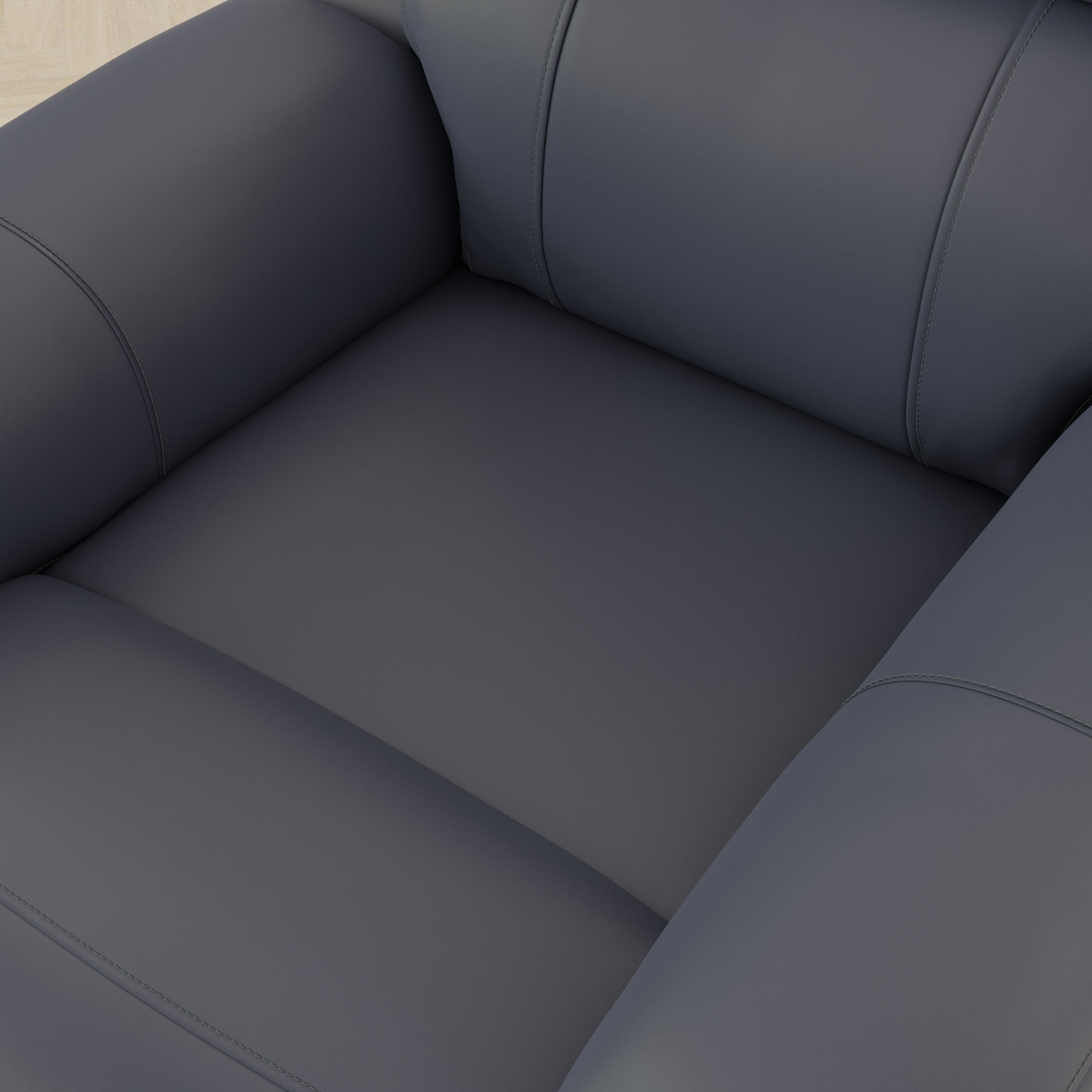 Oslo Manual Glider Recliner in Sapphire