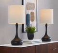Genie 24" Contemporary Metal Table Lamp in Matte