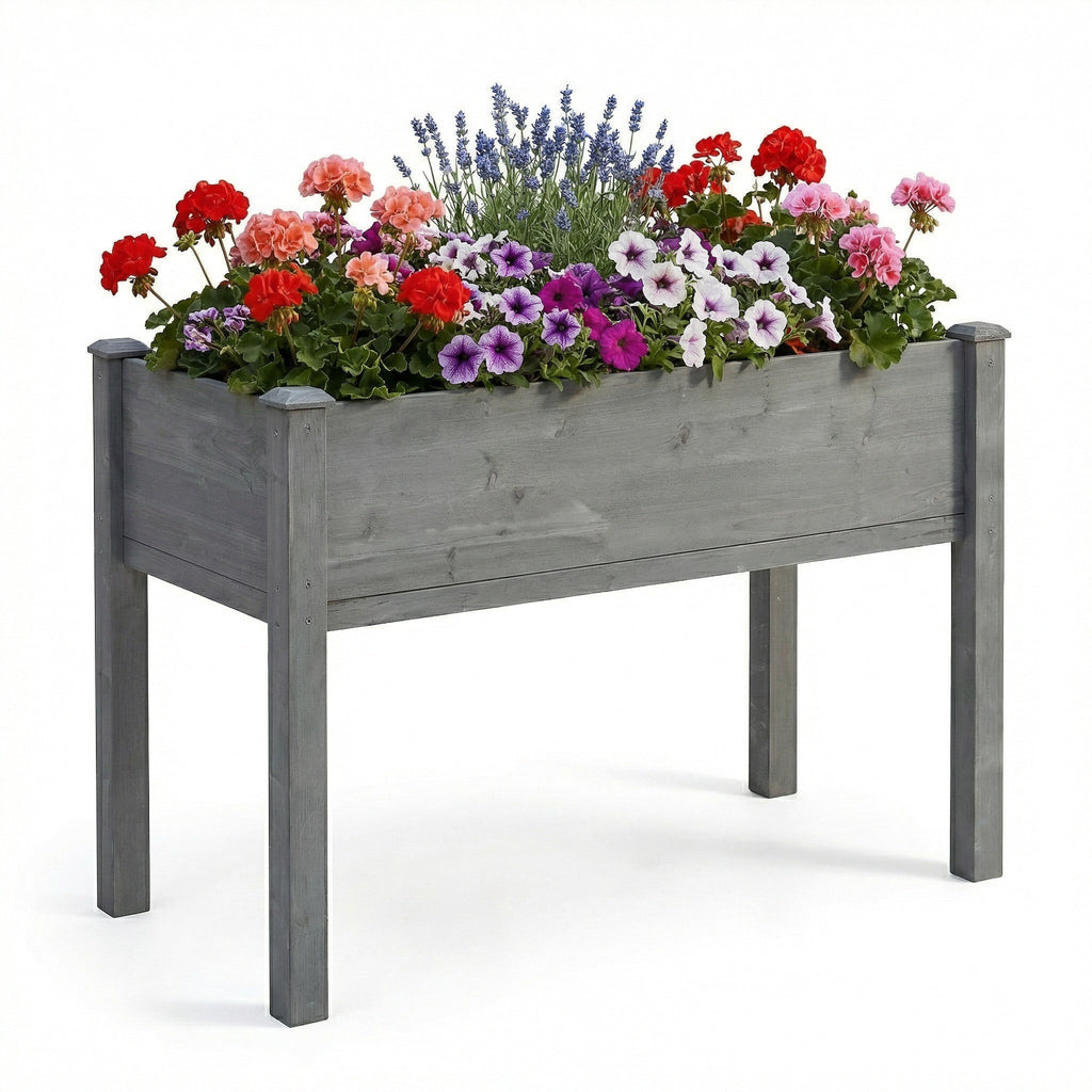 48x24x30 Inch Raised Garden Bed with Legs