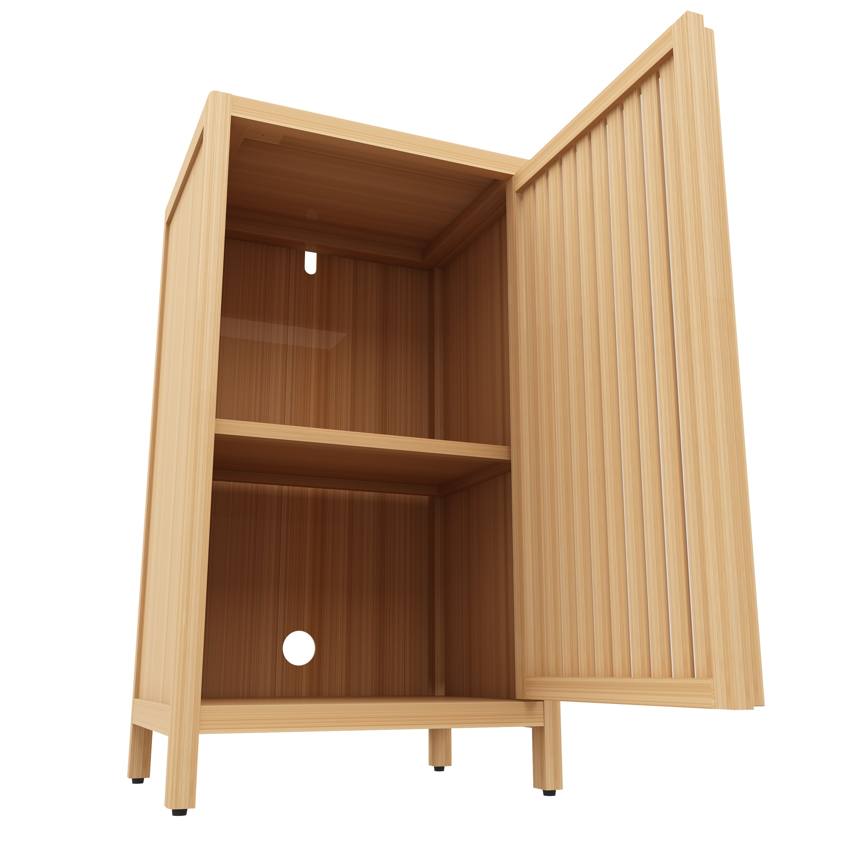 Bathroom Bamboo Storage Cabinet