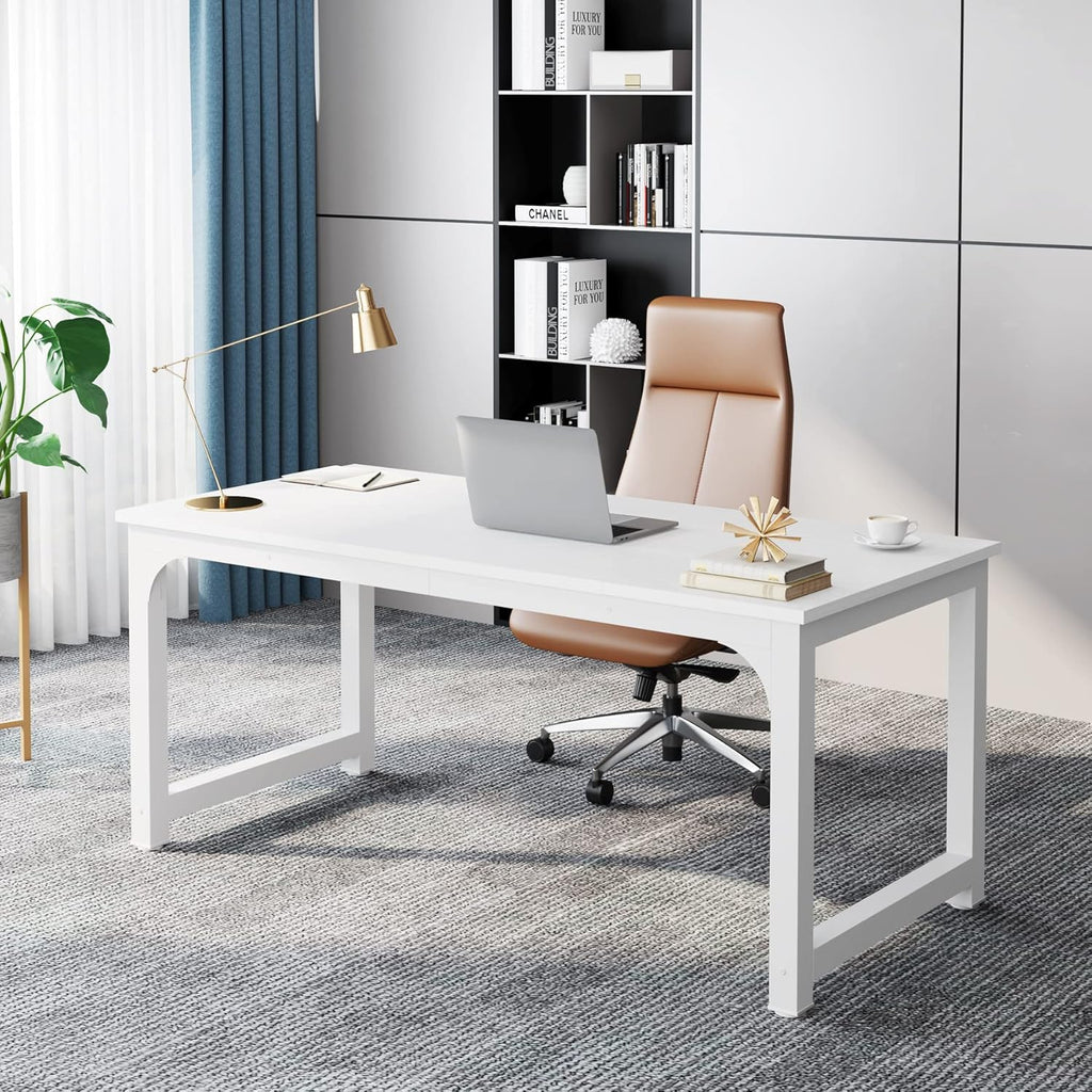63" Executive Desk - Large Modern Office Computer Workstation
