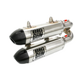 Big Gun 15-23 Polaris RZR 900/TRAIL EXO Stainless Dual Full Syst Exhaust 14-7863