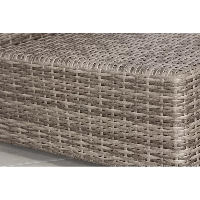 Chic Rattan Wicker 2-Person Outdoor Seating Group