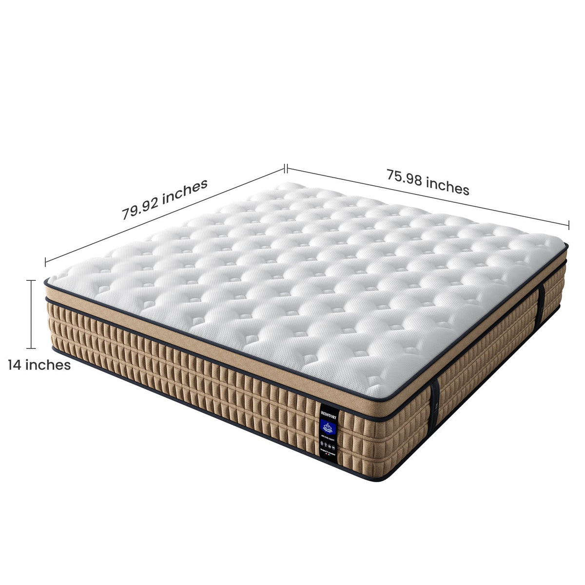 14 Inch King Mattress - Hotel-Collection Hybrid Mattress