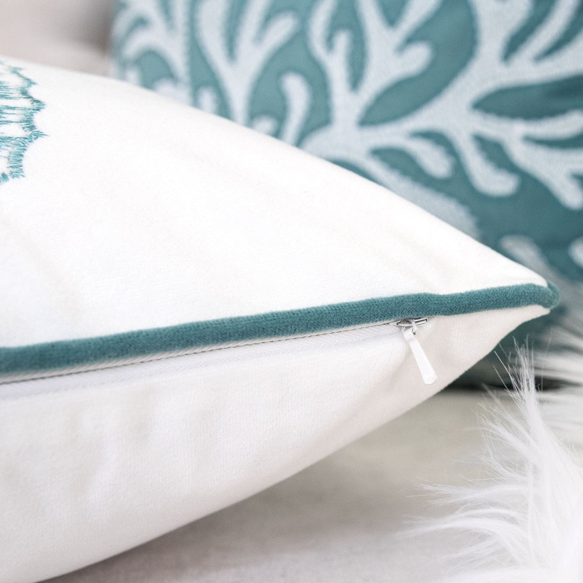 Blue Spa Seahorses Pillowcase