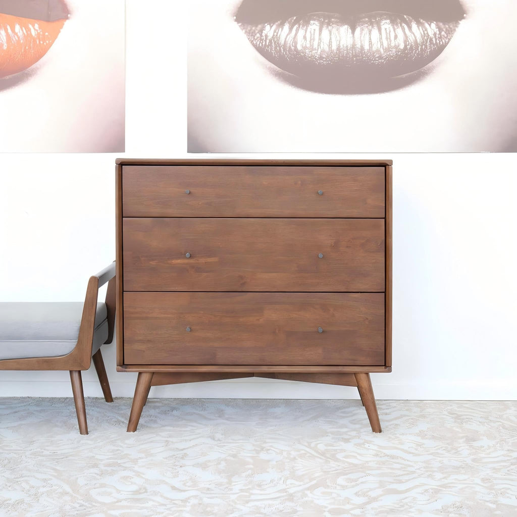 Caroline Mid Century Modern Solid Wood Dresser