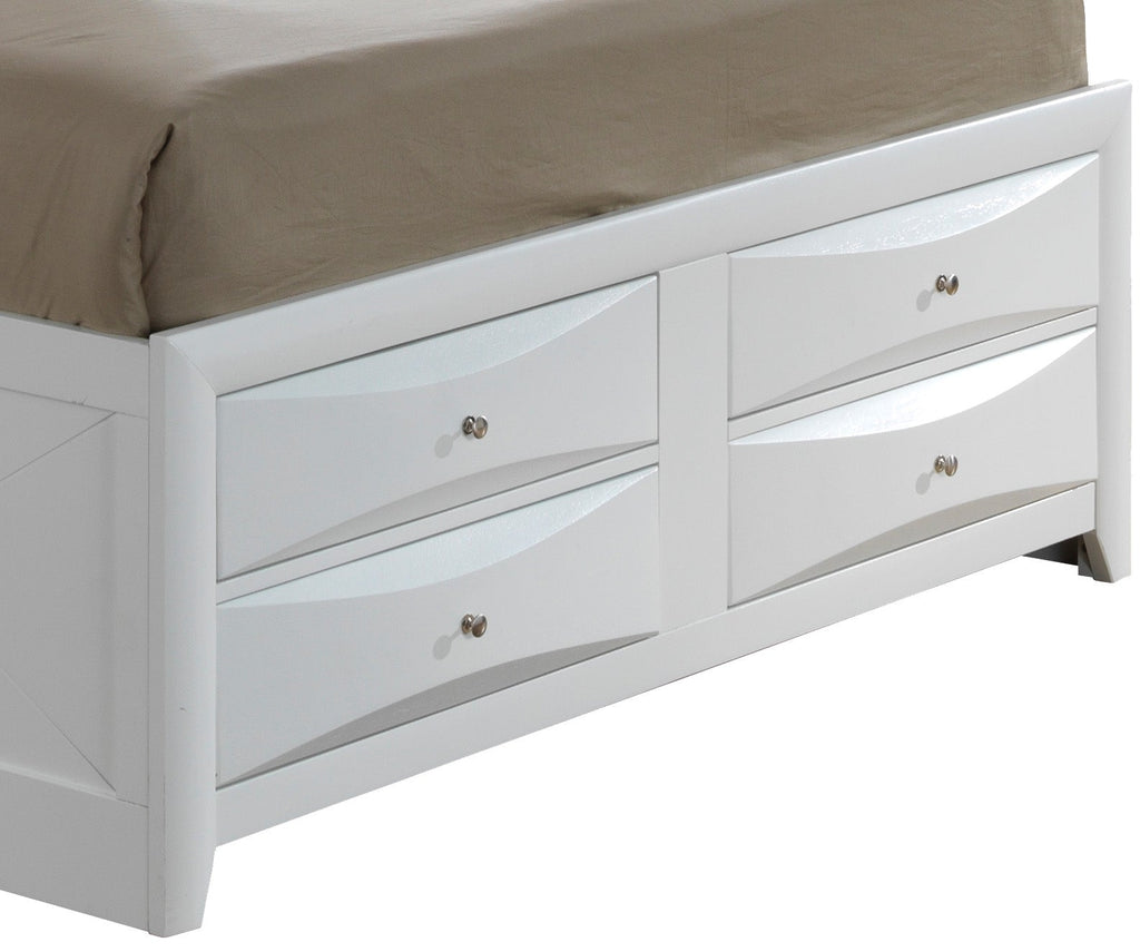 Stylish Contemporary Queen Storage Bed