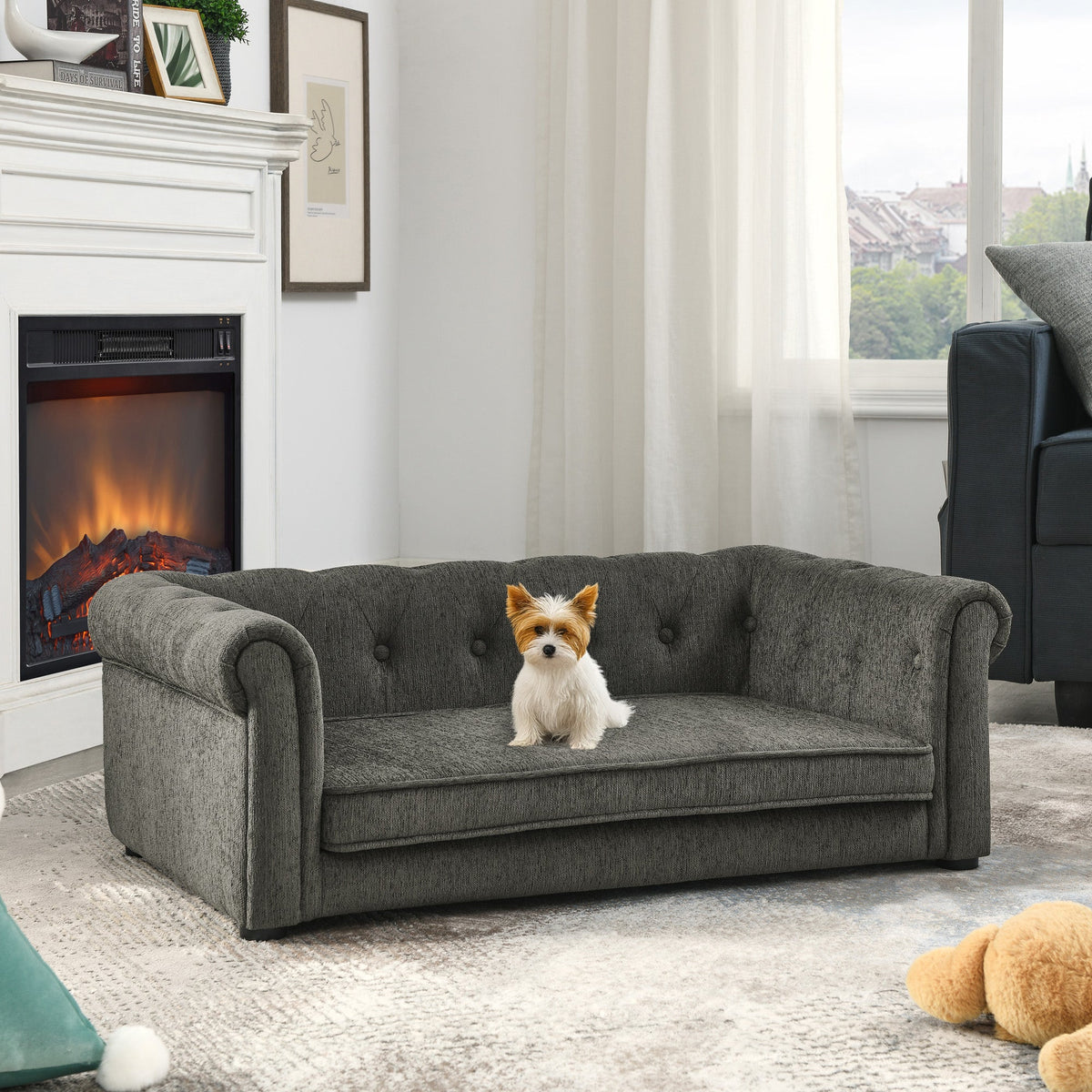 Elegant Rectangle Pet Bed for Small and Medium Dogs