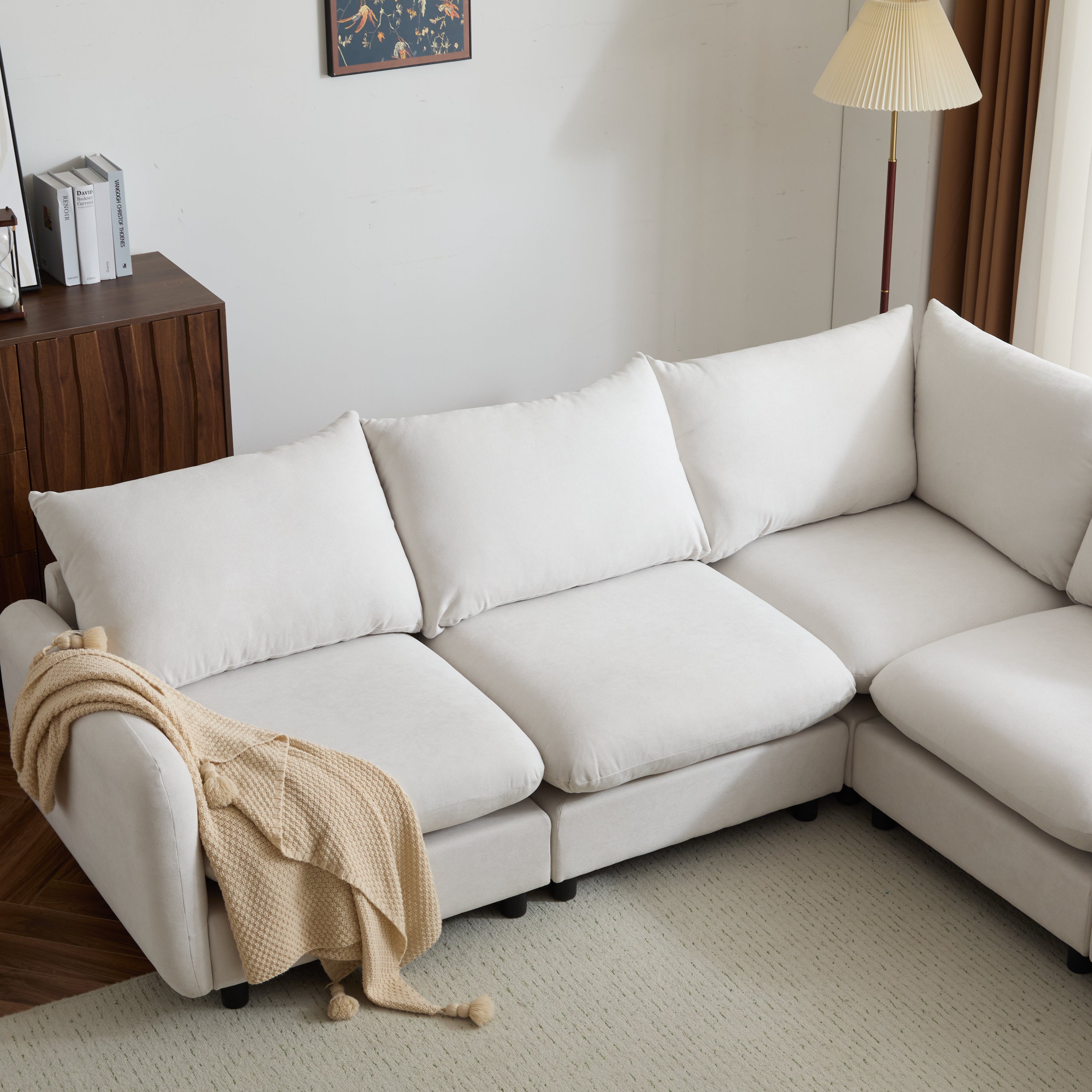 99 Inch Oversize 5-Piece L Shaped Sectional Sofa