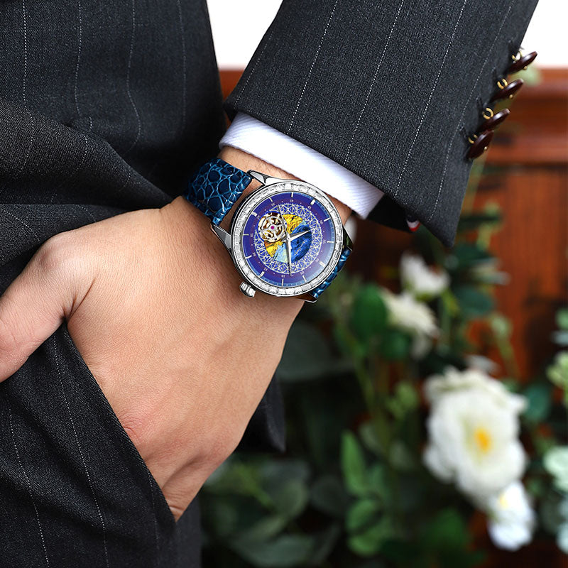 VAN GOGH Automatic Mechanical Men's Watch Artist Compass Series