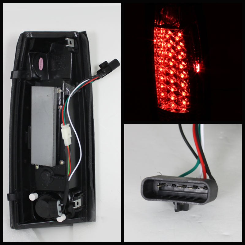 Spyder Chevy C/K Series 1500 88-98/Blazer 92-94 LED Tail Lights Red Smke ALT-YD-CCK88-LED-RS 5001382