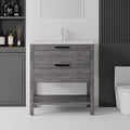 36 Inch Freestanding Bathroom Vanity with Sink and Soft-Close Drawer