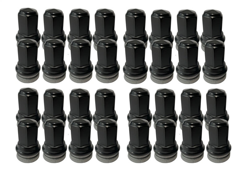 Ford Racing M14 x 1.5 Black Lug Nut - Set of 32 M-1012K-SB
