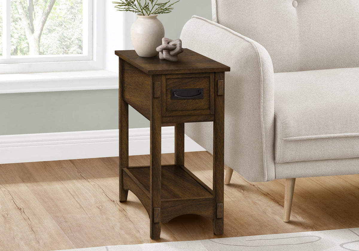 Accent Table with Storage Drawer
