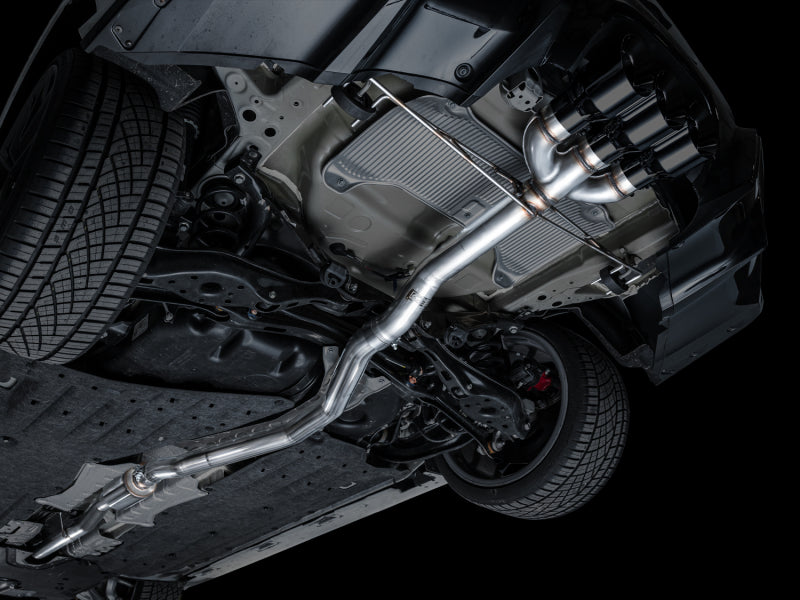AWE Tuning 2024 Acura Integra Type S DE5 FWD Track Edition Exhaust w/ Triple Diamond Black Tips 3020-53335