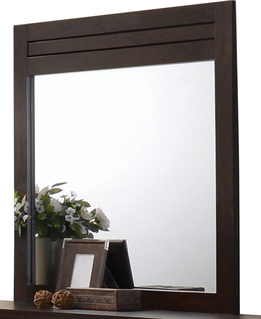Panang Mahogany Finish Mirror
