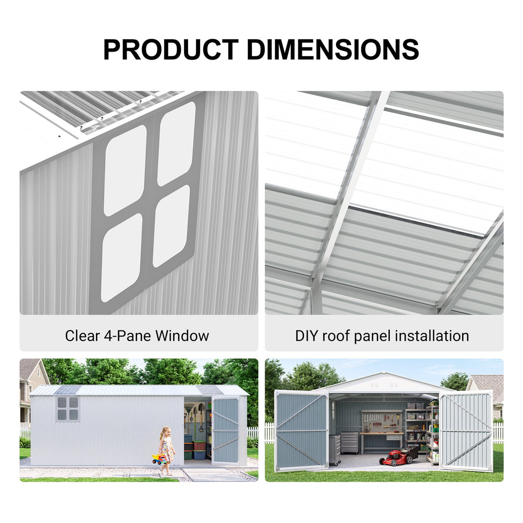 Outdoor Storage Shed 20x13 FT