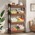 30 Inches 4-Tier Retail Display Rack with Hooks