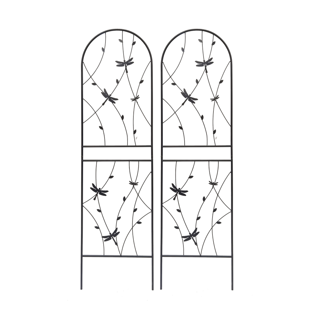 2 Pack Metal Garden Trellis - Rustproof Trellis for Climbing Plants