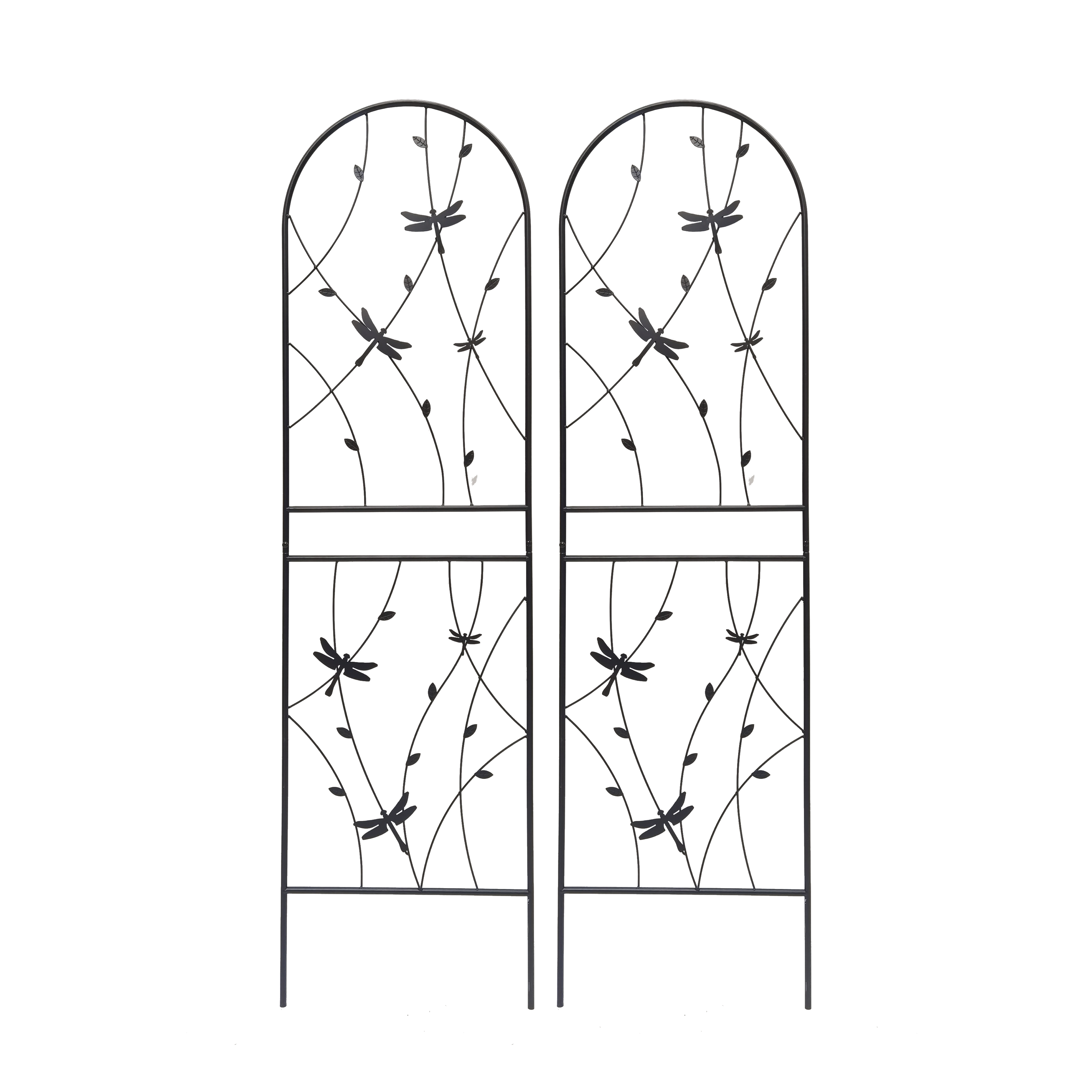 2 Pack Metal Garden Trellis - Rustproof Trellis for Climbing Plants