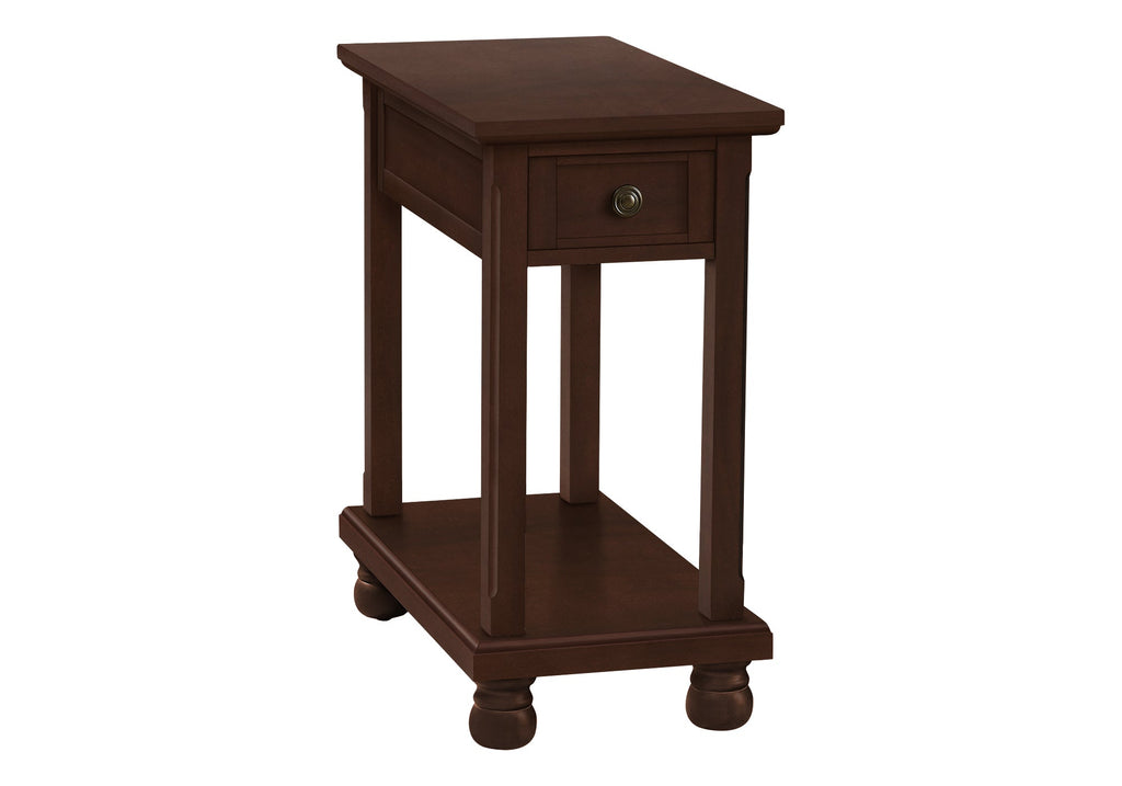 Narrow Accent Table with Storage Drawer