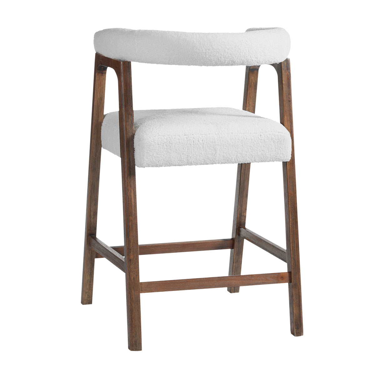 26'' Seat Height Bar Stools with Back, Set of 2