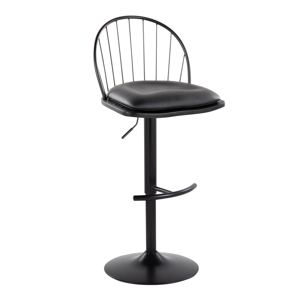 Adjustable Height Barstool with Swivel