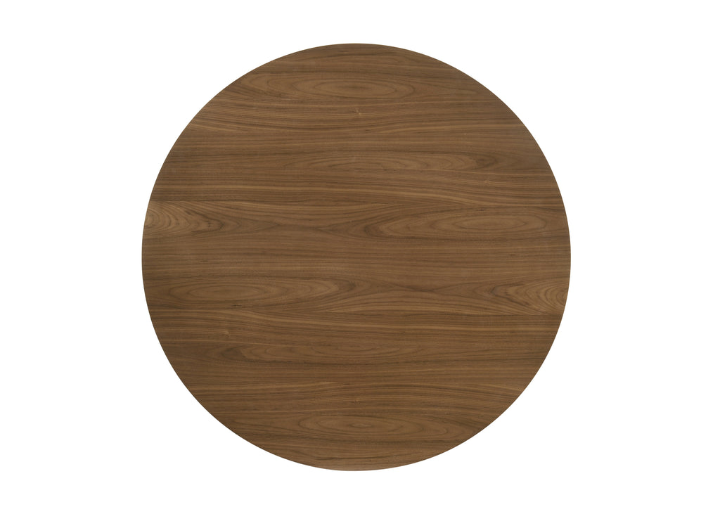 Delmon Dark Round Dining Table