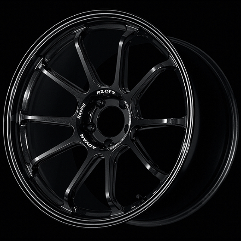 Advan RZ-DF2 20x10.5 / +15 Offset / 5x112 / 66.5mm Bore / Racing Titanium Black YAF0L15MTB