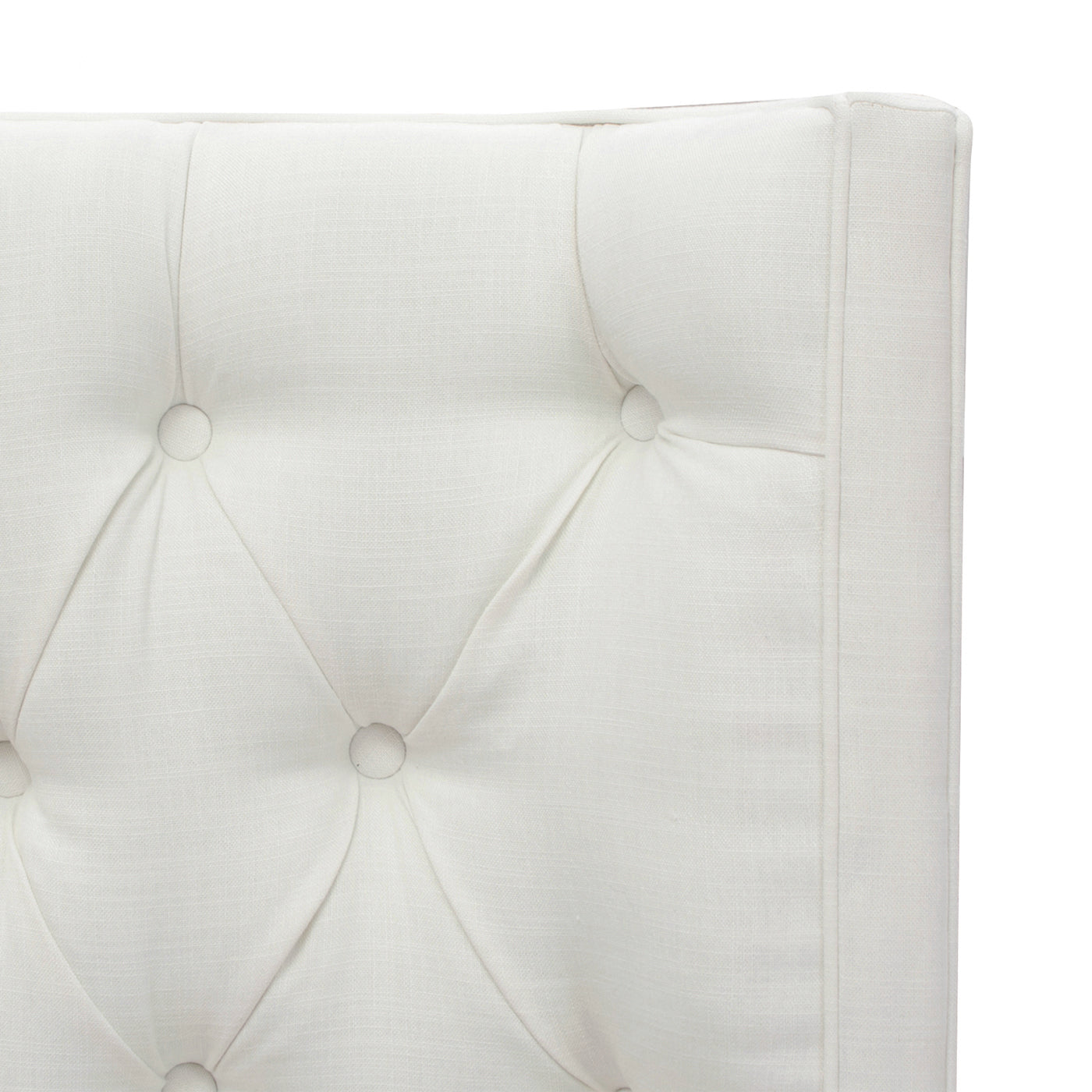 Brooklyn King Tufted Panel Bed Headboard and Footboard Set, Antique