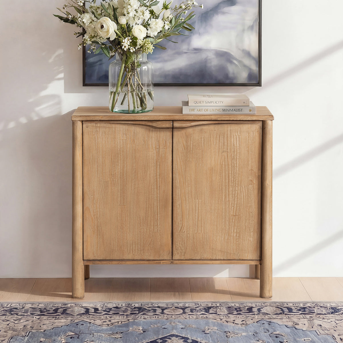 Nolan 38" 2-Door Accent Cabinet Antique