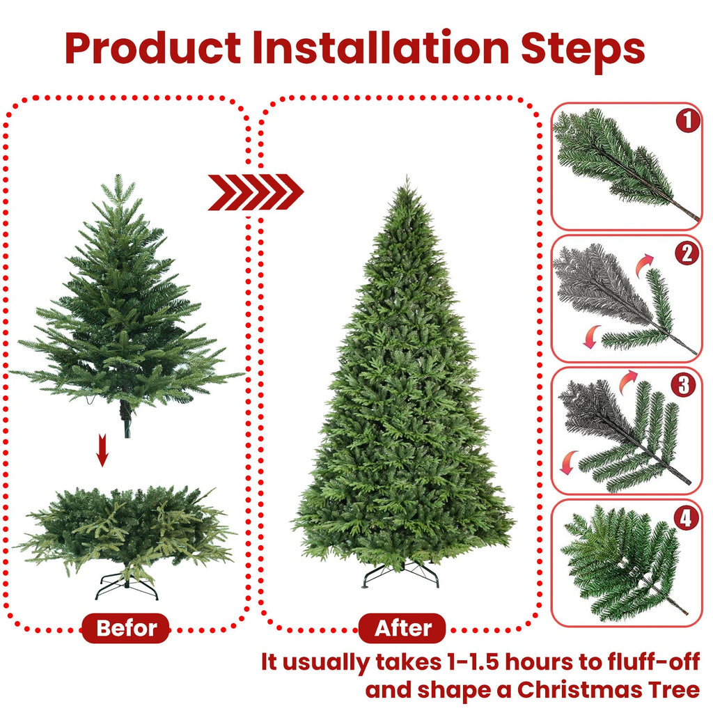 4FT Premium PE & PVC Artificial Christmas Tree