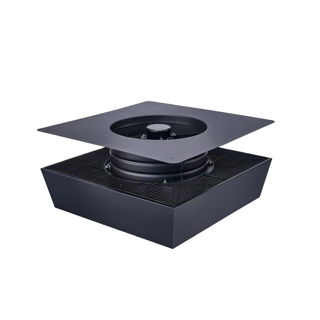 12" Flush Mount Trapezoid Solar Attic Vent
