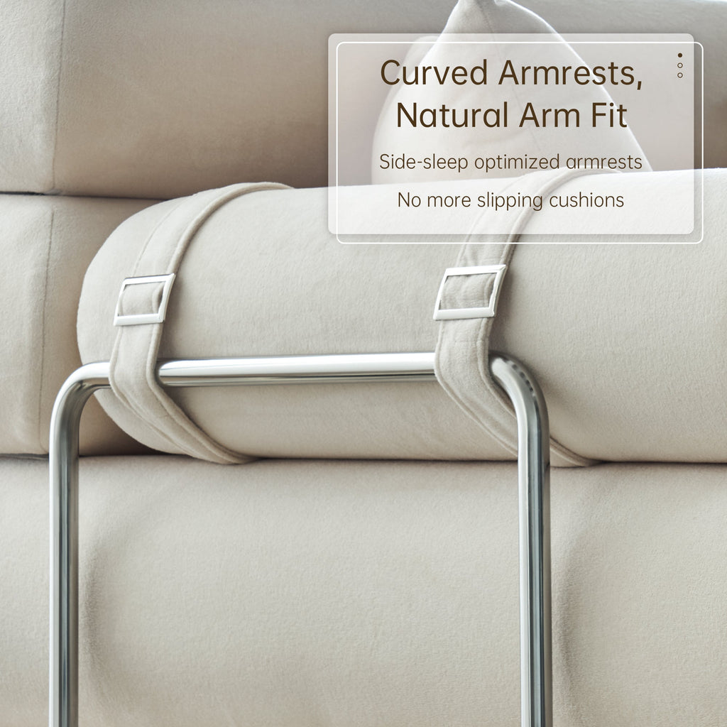 Convertible L-Shaped Sectional Sofa Bed