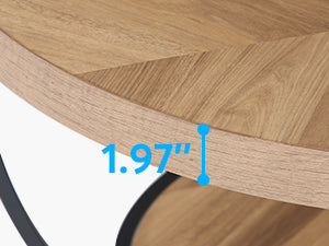 Round Coffee Table, 31.7"