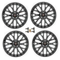 Ford Racing 15-16 Mustang GT 19X9 and 19X9.5 Wheel Set with TPMS Kit - Matte Black M-1007K-M19XB