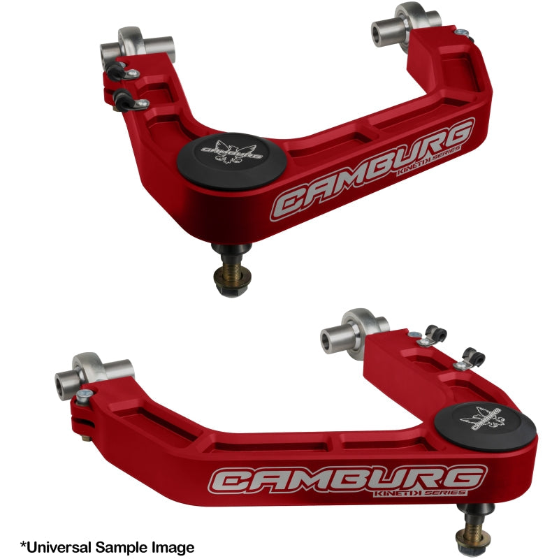 Camburg Chevy/GMC 1500 2WD/4WD 19-23 KINETIK V2 Performance Billet Uniball Upper Arms (Red) CAM-210099-RED