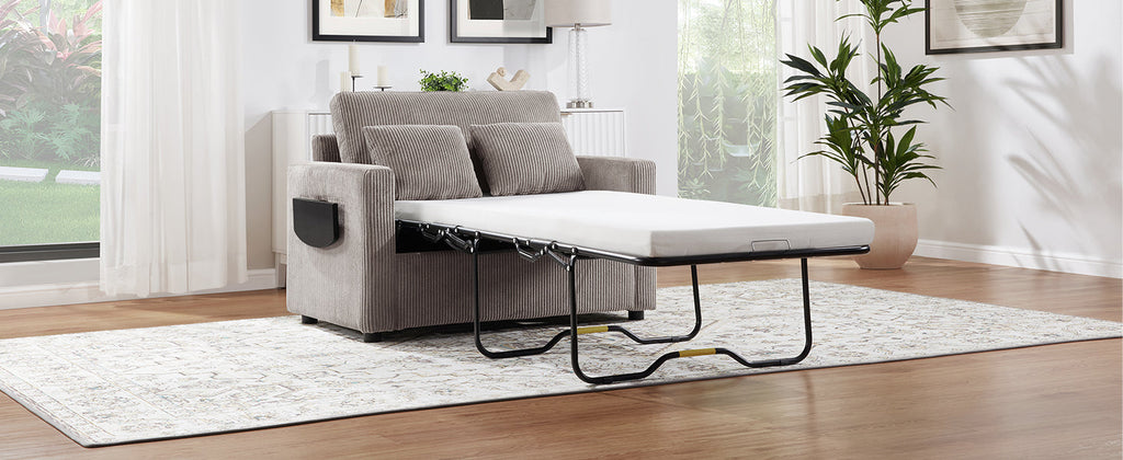 Twin Size Sofa Bed with USB Ports