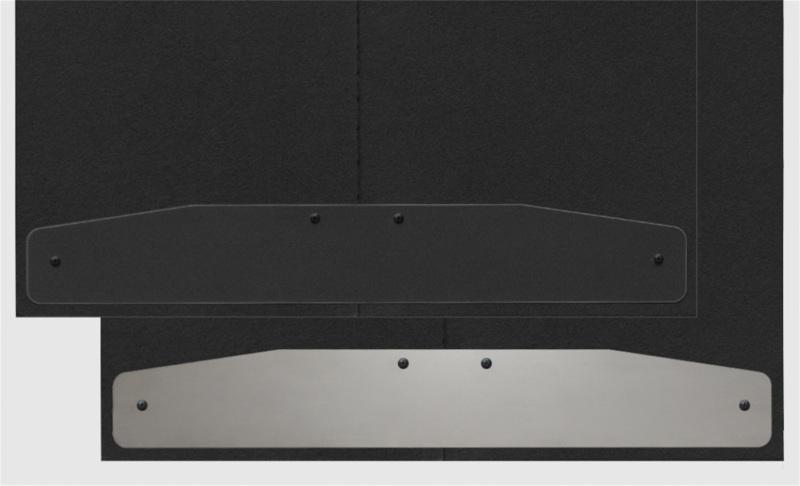 Access Rockstar Accessories Universal Trim Plates For Hitch Mud Flaps (Works w/24in Flap) - Set of 2 4000597